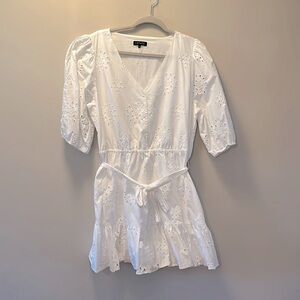 Sweet White Cotton, 1. State eyelet short dress. Size XL.